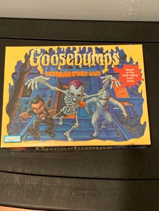 Vintage 1995 Goosebumps Shrieks And Spiders Board Game R.  L.  Stine Complete