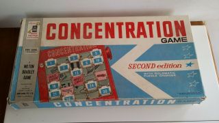 John Sands Concentration Vintage Retro Board Game.  Complete