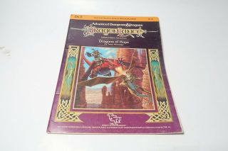 Ad&d: Dl3 - Dragonlance - Dragons Of Hope - Tsr 9131