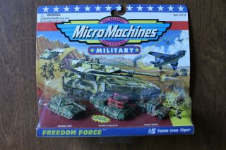 Nip Galoob Micro Machines Freedom Force 5 Team Iron Tiger