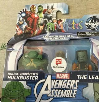 Marvel Mini Mates Walgreens Exclusive Bruce Banner Hulk,  The Leader