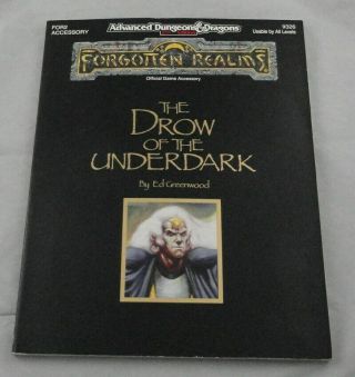 Advanced Dungeons & Dragons Forgotten Realms: The Drow Of The Underdark Tsr9326