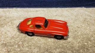Vintage Corgi 1954 Mercedes Benz 300 Sl Gull Wing In Red