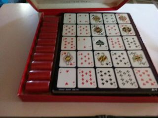 Vintage PO - KE - NO Board Game Usa Made.  12 Cards 4