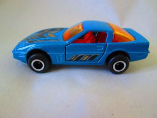 Majorette 200 Blue Chevrolet Corvette Sports Car 215 - 268 - 1:57 France