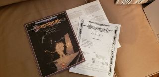 Ad&d 2nd Edition Dungeons & Dragons Dragonlance Oak Lords Module Dls3 9327
