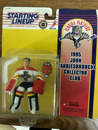 John Vanbiesbrouck Florida Panthers 1994 Starting Lineup Collector Club Figure