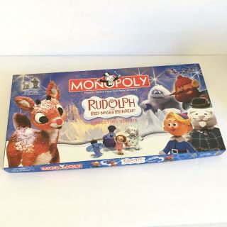 Monopoly Collectors Edition Rudolph The Red Nosed Reindeer Hasbro Complete Set
