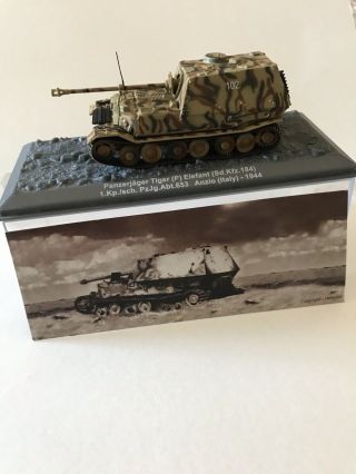 Deagostini 1/72 Wwii German - Tiger (p) Elefant - Tank Diecast Model ☝️