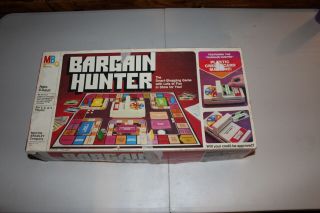 Vintage Bargain Hunter Board Game 1981 Milton Bradley 100 Complete