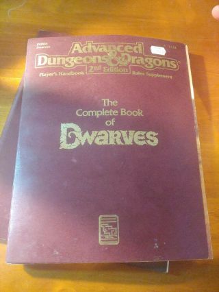 The Complete Book Of Dwarves - Ad&d Sourcebook