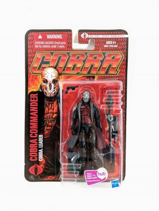 Gi Joe Cobra Commander 1006 Pursuit Of Cobra 3.  75” Figure Hasbro 2010