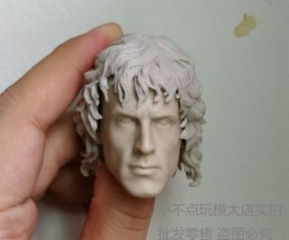 1/6 Scale Custom Blank Head Sculpt Sylvest Stallone Rambo Unpainted