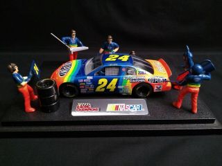 1995 Racing Champions Jeff Gordon Pit Crew Stop Show Case Die Cast Car 1:24 Case