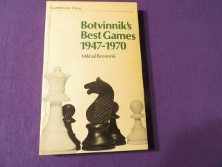 Vintage Allan Troy Chess Book - Ed 1 - Botvinnik 1947 - 1970 Softcover