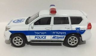 Welly 1:60 1:64 Toyota Land Cruiser Prado Israel Police Car Diecast Rare Loose