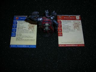 Dungeons And Dragons Miniatures Game Aspect Of Hextor 28/60 W/ Both Cards
