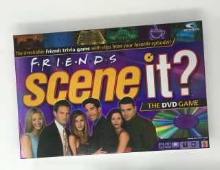 Friends Scene It Dvd Trivia Board Game 2005 Screenlife Mattel Chandler Rachel