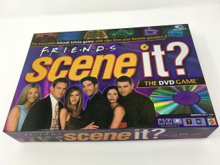 Friends Scene it DVD Trivia Board Game 2005 Screenlife Mattel Chandler Rachel 2