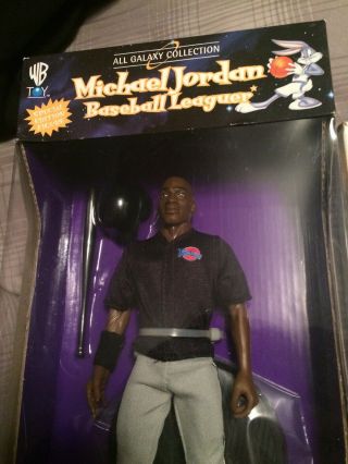 Michael Jordan Baseball Leaguer Space Jam All Galaxy 9 Action Figure & Card Set 2