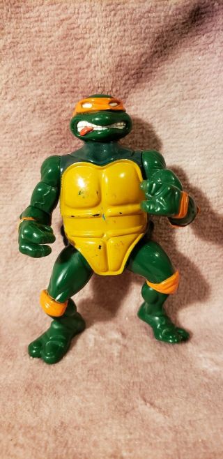 Vintage Teenage Mutant Ninja Turtles - " Head Droppin Mike " Figure - 1991 Tmnt