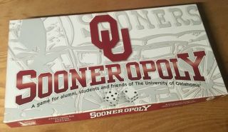 Sooneropoly Board Game Ou Oklahoma Sooners Monopoly Euc Complete Family