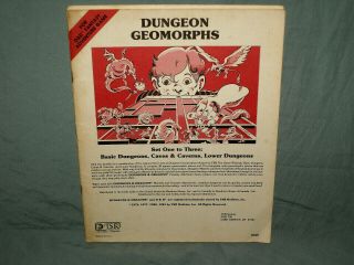 D&d 1st Edition Accessory - Dungeon Geomorphs Set One To Three (hard To Find)