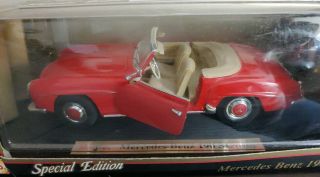 Boxed Maisto Mercedes Benz 190sl Diecast Car 1:18 Scale Special Edition 1955