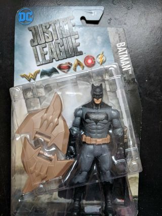 Mattel Dc Justice League 6 " Batman Figure W/ Claw Shields