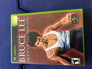 Bruce Lee Quest Of The Dragon Microsoft Xbox Video Game Complete