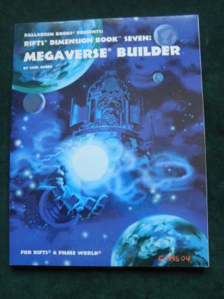 Rifts Dimension Book Seven: Megaverse Builder By Carl Gleba Palladium