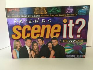 Friends Scene It Dvd Game Trivia Episode Clips Mattel 2005 Complete