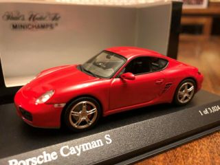 1/43 Minichamps Porsche Cayman S - 2005 - Red