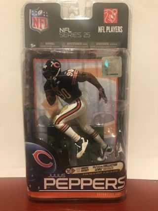 Nfl Series 25 Julius Peppers Chicago Bears 6in Action Figure Mcfarlane Toys