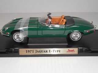 Yat Ming 92608 1971 Jaguar E - Type (xk - E) Roadster - Green 1/18 Scale Diecast