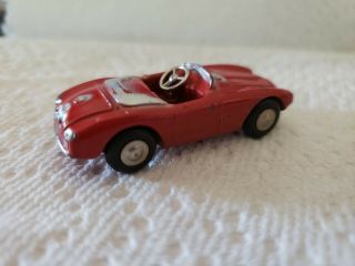 Schuco Piccolo 707 Bmw 507 Made In Germany 1:90 Diecast Red Silver Convertible