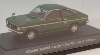 エムエムピー 1/43ebbro Nissan Sunny Coupe Gx Green 176