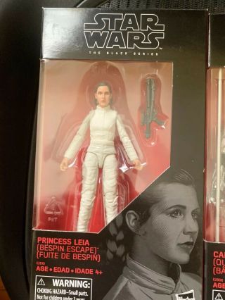 Star Wars Black Series Princess Leia Bespin Escape Target Exclusive 6 " Figure