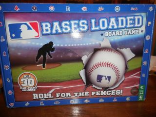 Major League Baseball Action Bases Loaded Baseball Board Game For Kids