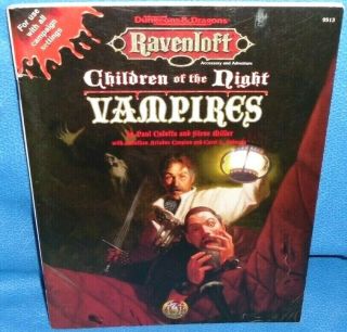 Ad&d Ravenloft Children Of The Night Vampires Tsr Guide - Dungeons & Dragons