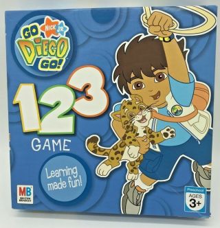 Go Diego Go 123 Game By Milton Bradley