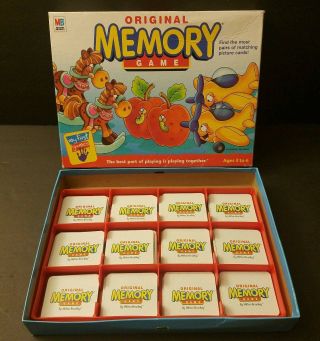 The Memory Game By Milton Bradley - Complete 72 Cards - Fast Ship
