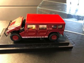 Hot Wheels 100 Black Box Collectibles Red Hummer Loose With Case
