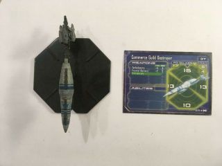 Star Wars Starship Battles Commerce Guild Destroyer With Card 33/60