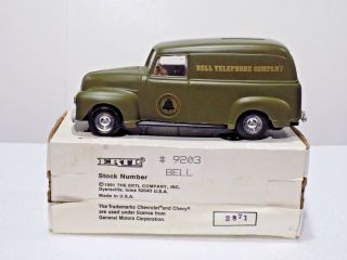 Ertl 1:25 1950 Chevy Panel Truck Bell Telephone Company 9203