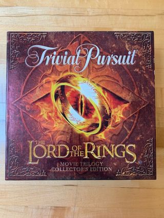 Trivial Pursuit The Lord Of The Rings Movie Trilogy Collector 
