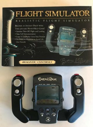 Excalibur Flight Simulator Electronic Game With Instructions