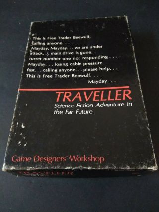 Traveller Sci - Fi Adventure Game Designers Workshop Core Black Box Set