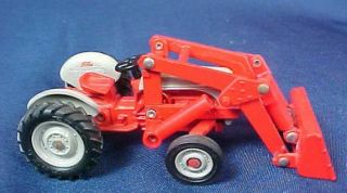 Ford 8N Tractor With Bucket F - 3 Vintage Vehicles Ertl Orange Paint 3 3/4 