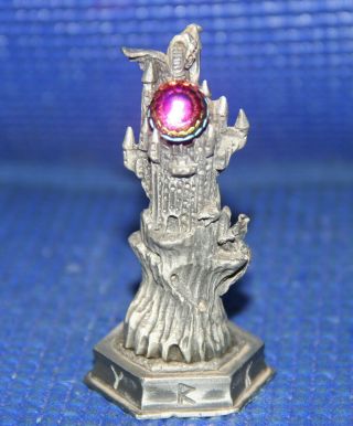 Danbury Fantasy Of The Crystal Fortress Of Doom Rook Pewter Chess Piece